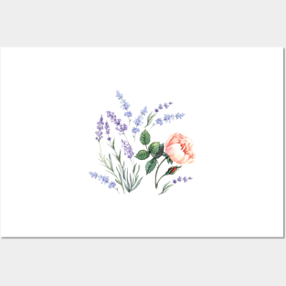 Lavender and Rose Posters and Art